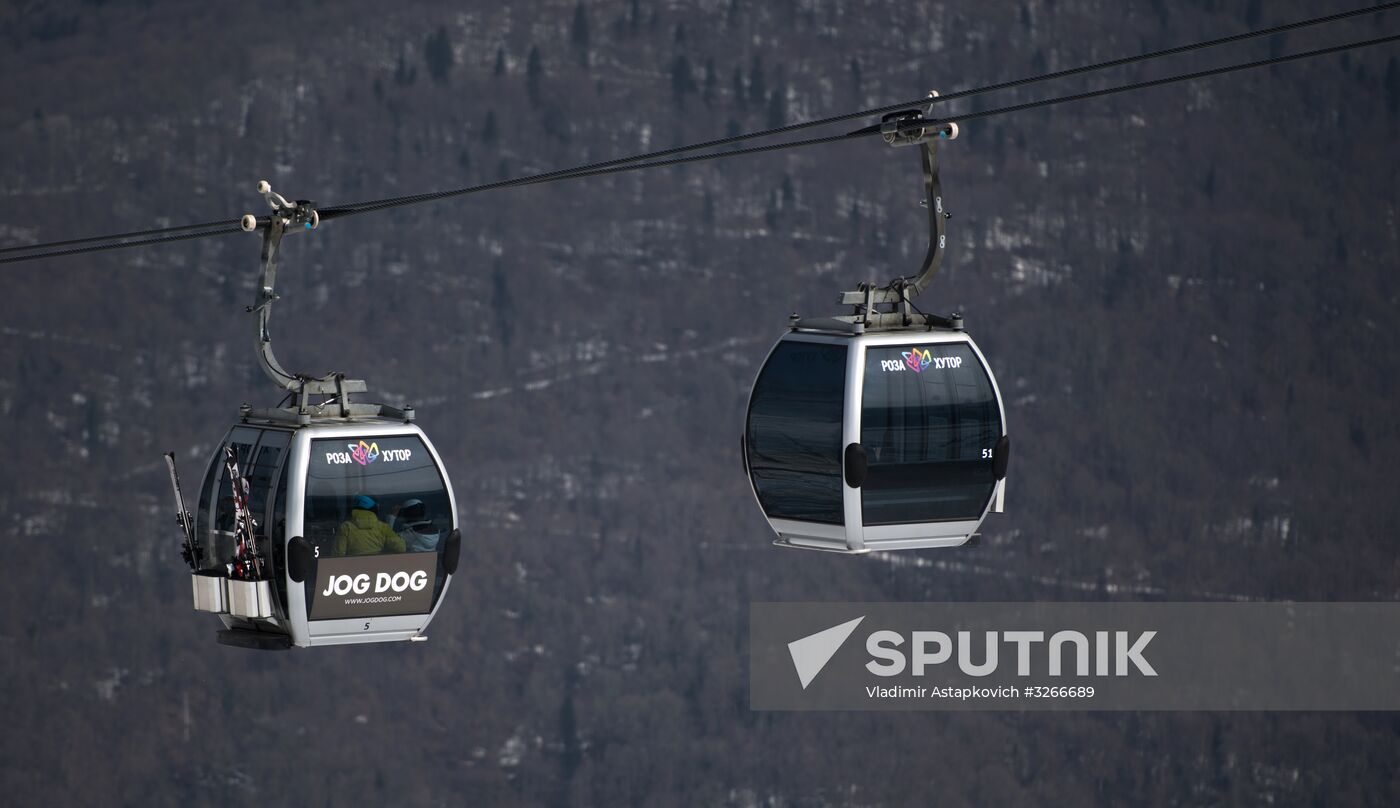 Rosa Khutor all year round alpine skiing resort