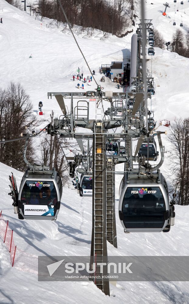 Rosa Khutor all year round alpine skiing resort