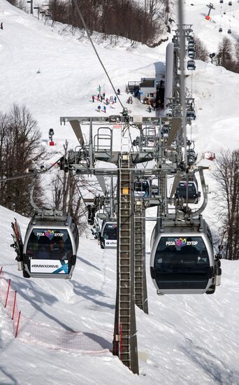 Rosa Khutor all year round alpine skiing resort