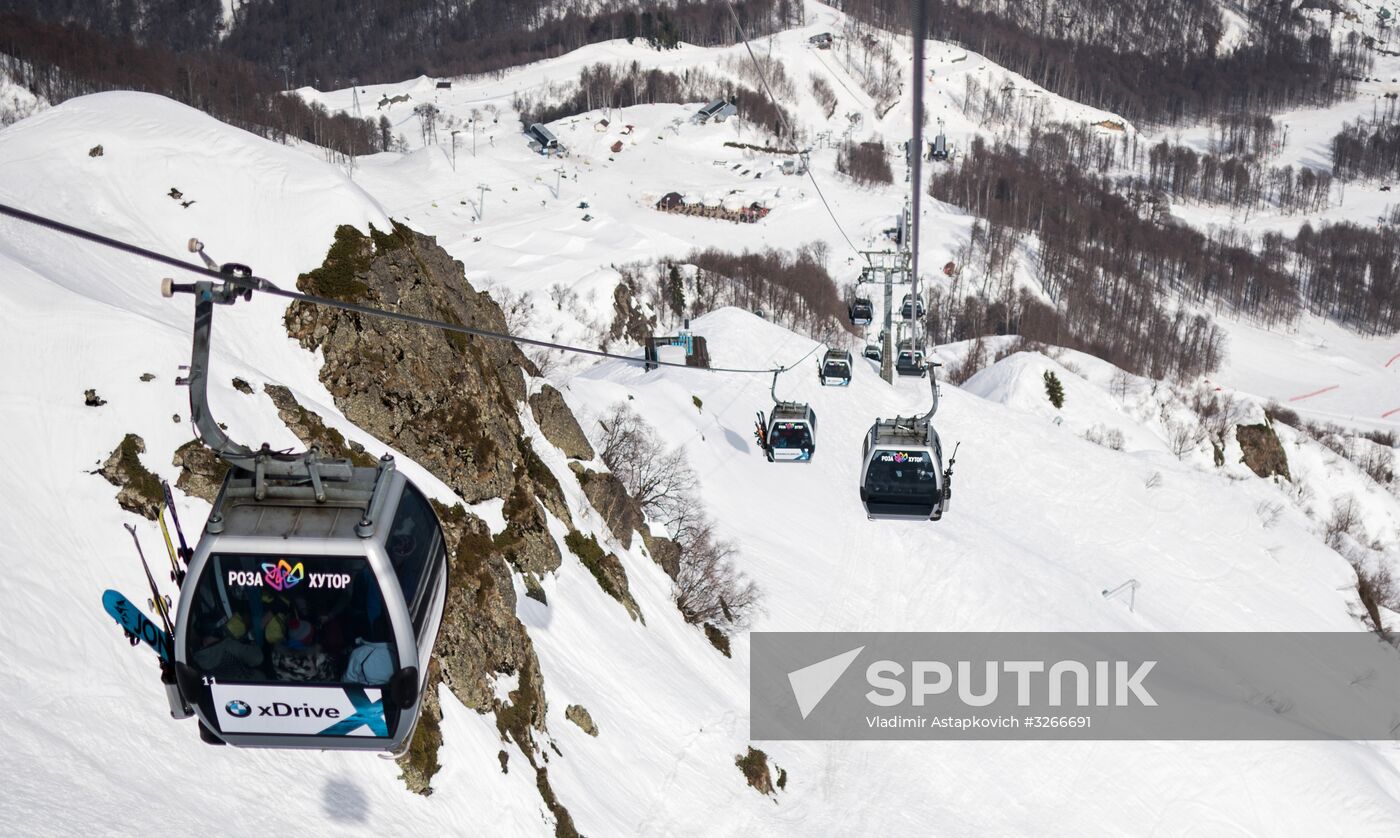 Rosa Khutor all year round alpine skiing resort