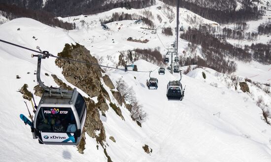 Rosa Khutor all year round alpine skiing resort