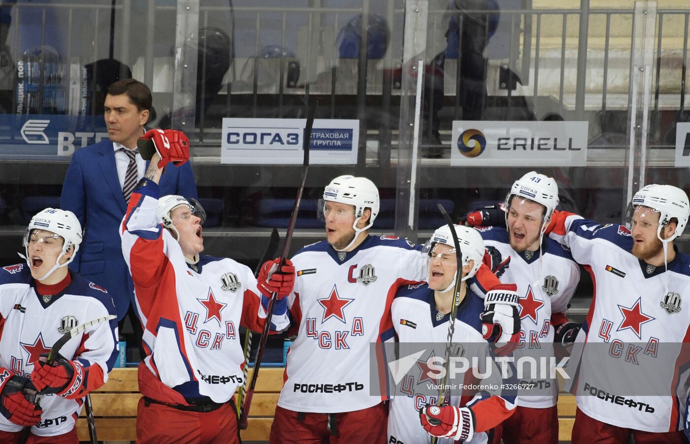Ice hockey. KHL. Dynamo Moscow vs. CSKA Moscow