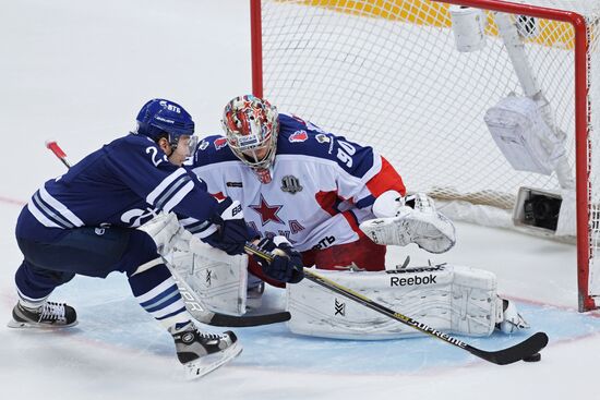 Ice hockey. KHL. Dynamo Moscow vs. CSKA Moscow