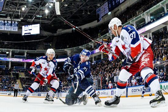 Ice hockey. KHL. Dynamo Moscow vs. CSKA Moscow