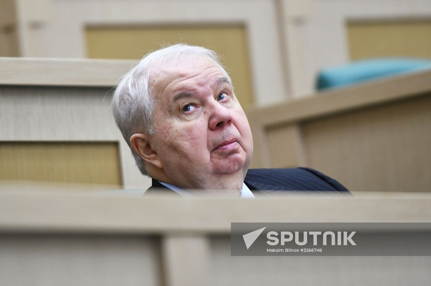 Moscow, Russia. Federation Council meeting.