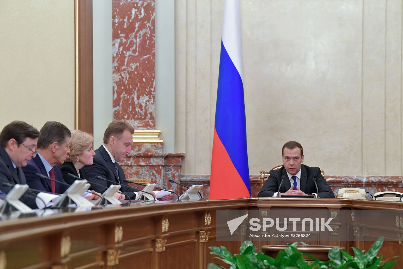 Russian Government meeting