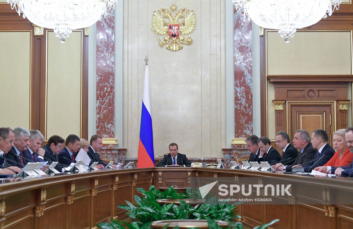 Russian Government meeting
