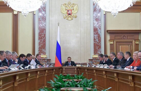 Russian Government meeting
