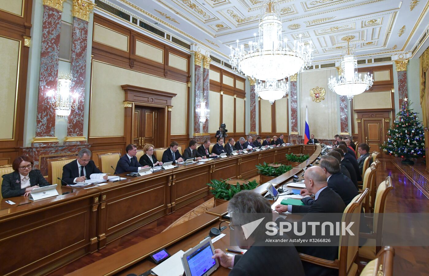 Russian Government meeting