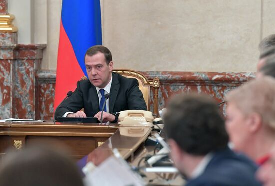 Russian Government meeting