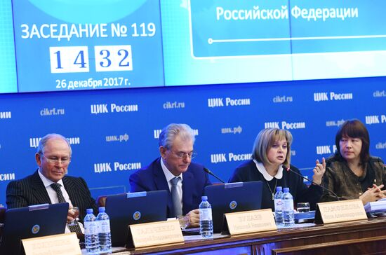 Meeting of Russian Central Election Commission