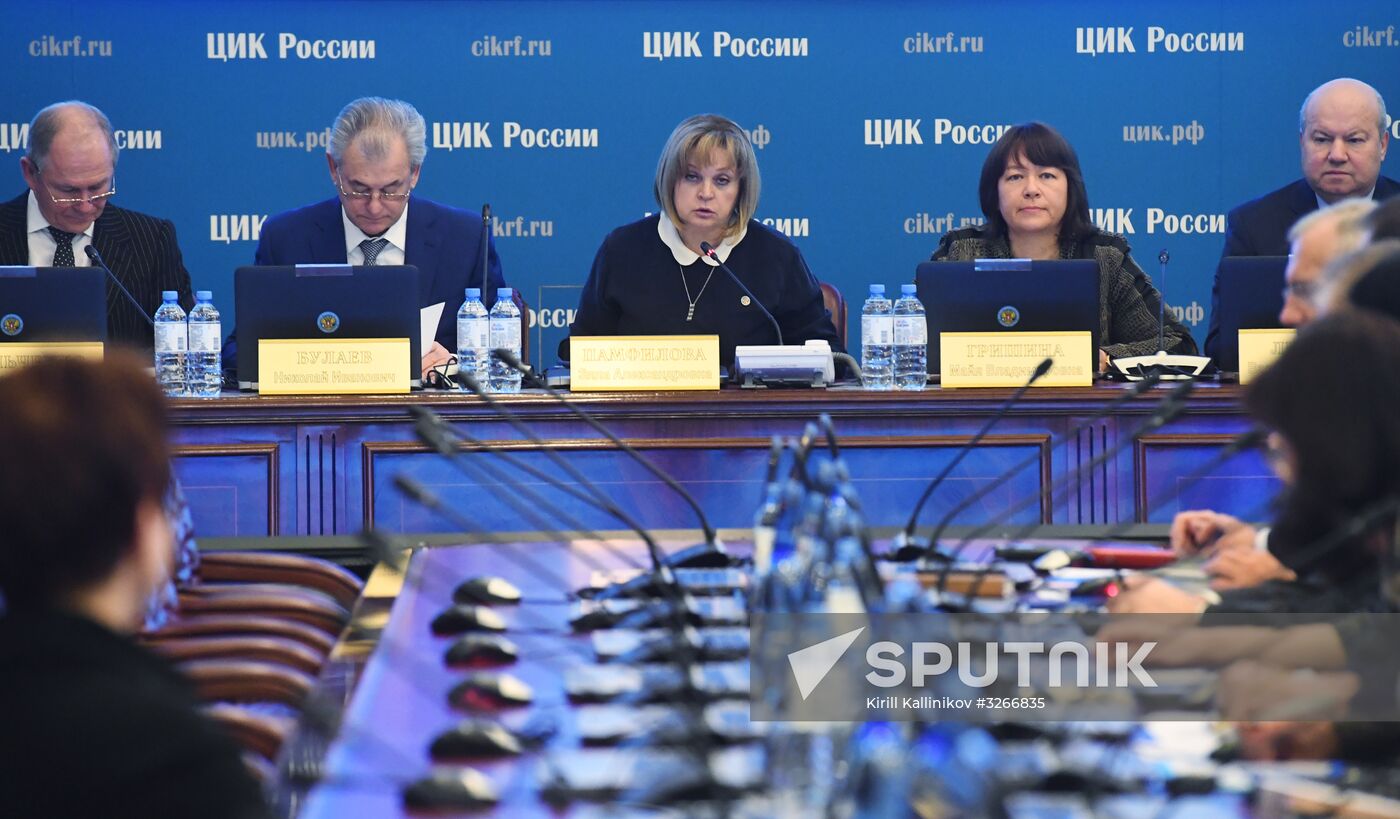 Meeting of Russian Central Election Commission
