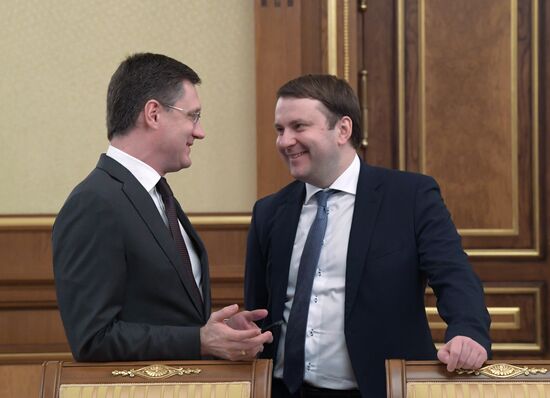 Russian Government meeting