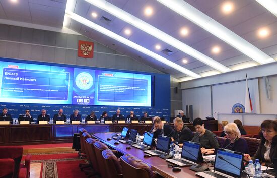 Meeting of Russian Central Election Commission