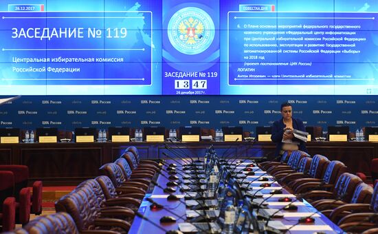 Meeting of Russian Central Election Commission