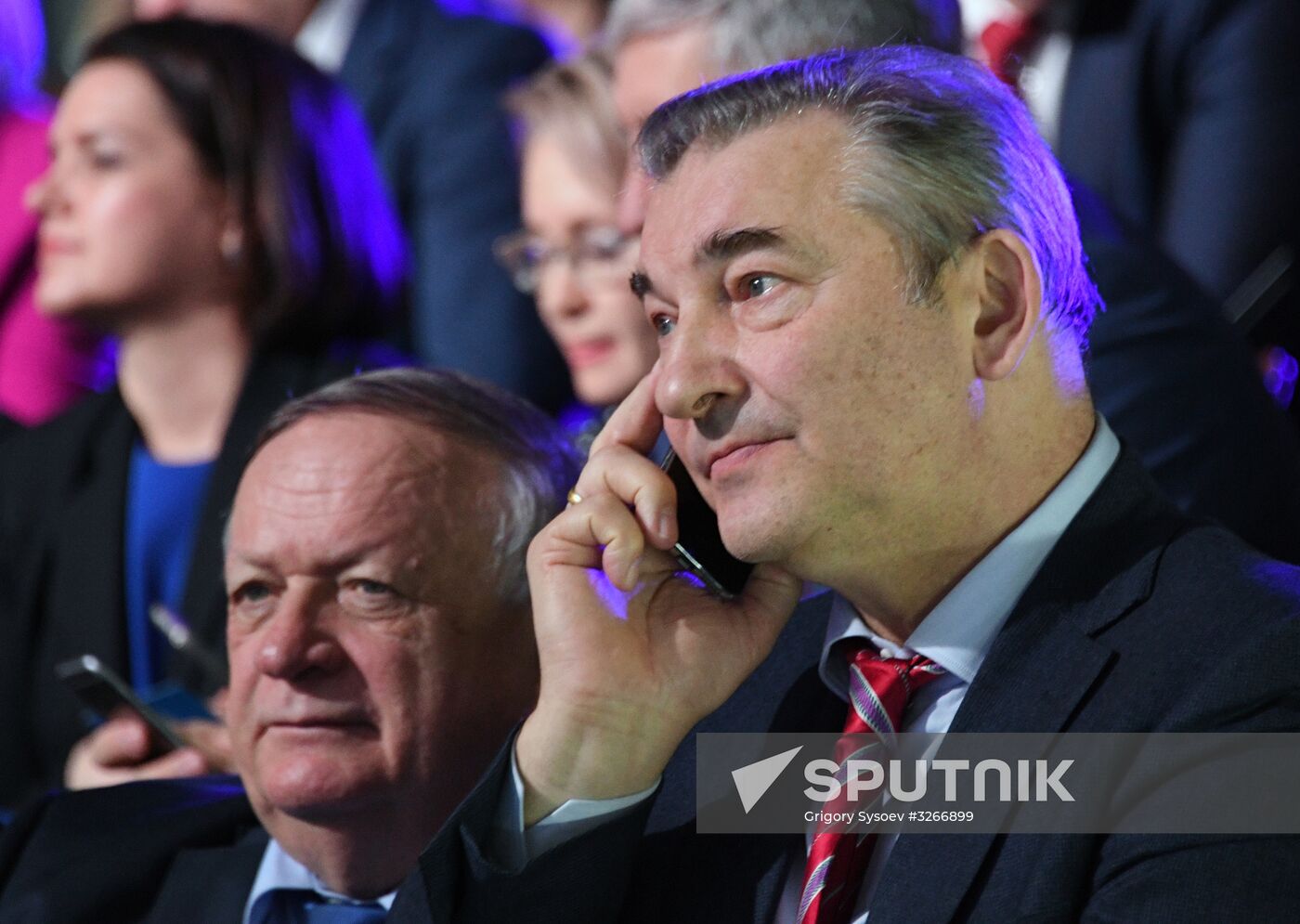 Meeting of initiative group to nominate Vladimir Putin presidential candidate