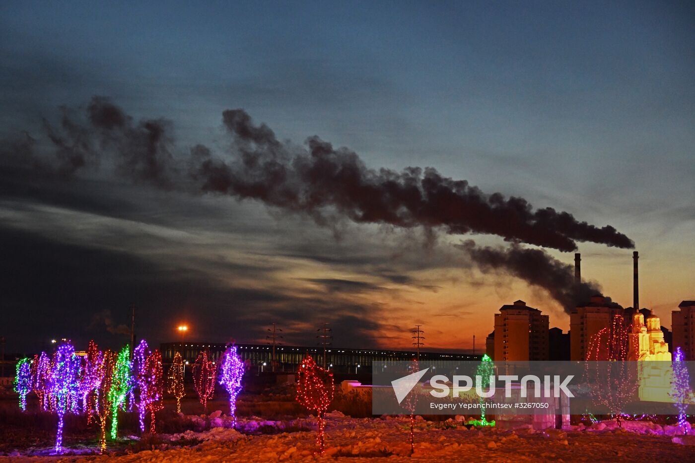 International Ice and Snow Sculpture Festival in Manzhouli