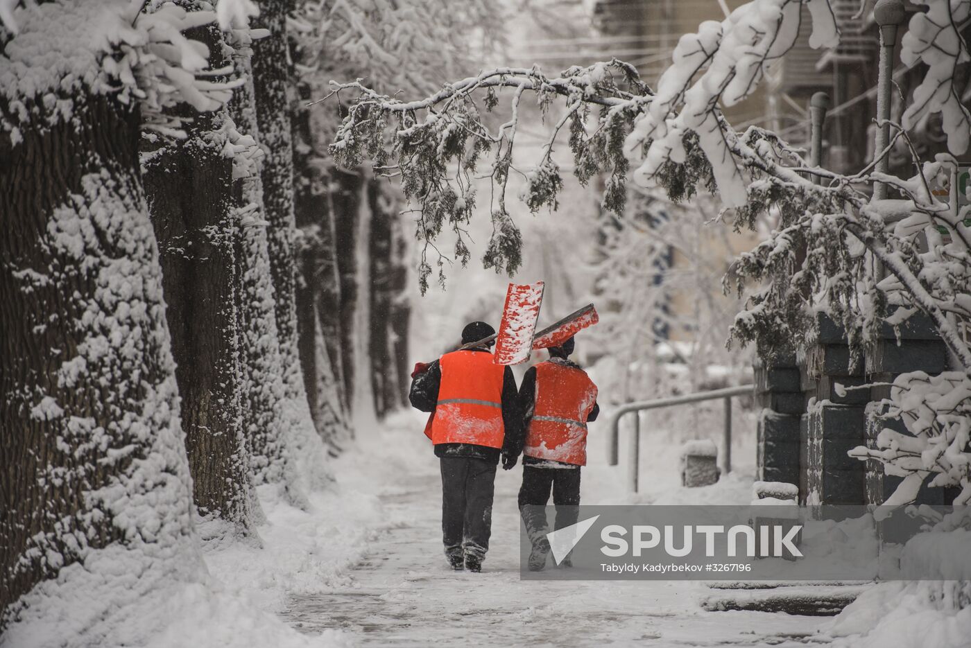 Bishkek in winter