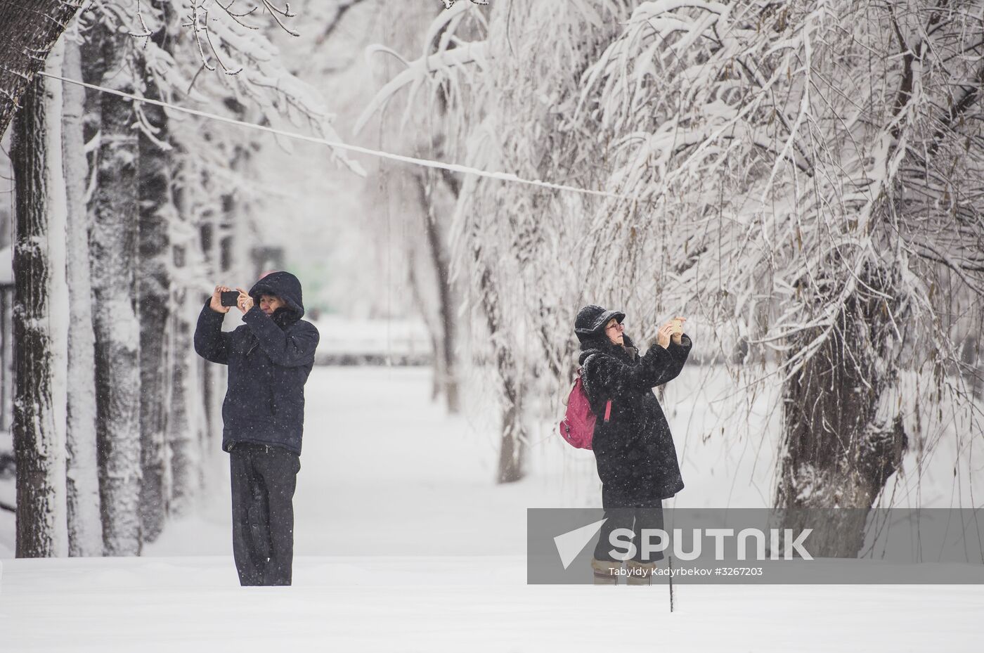 Bishkek in winter