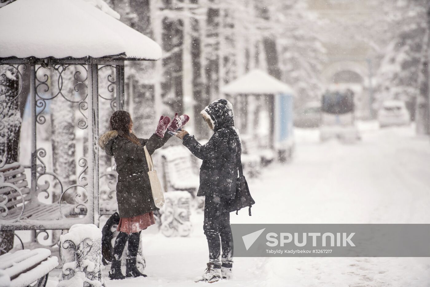 Bishkek in winter