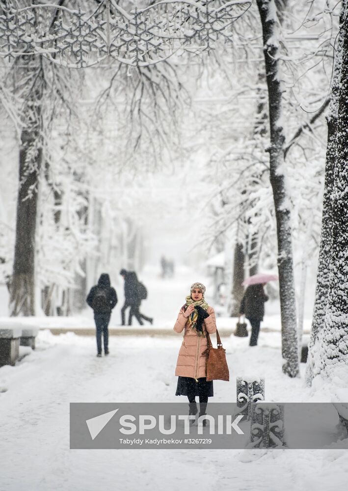 Bishkek in winter