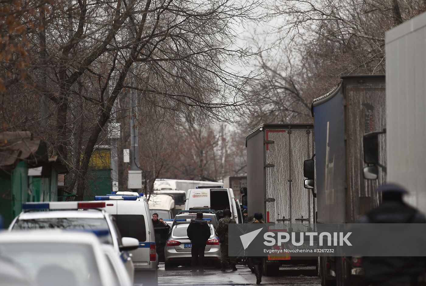 Situation in Ilovaiskaya Street in Moscow