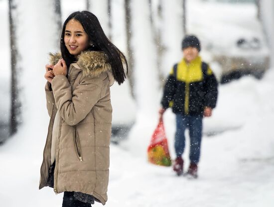 Bishkek in winter