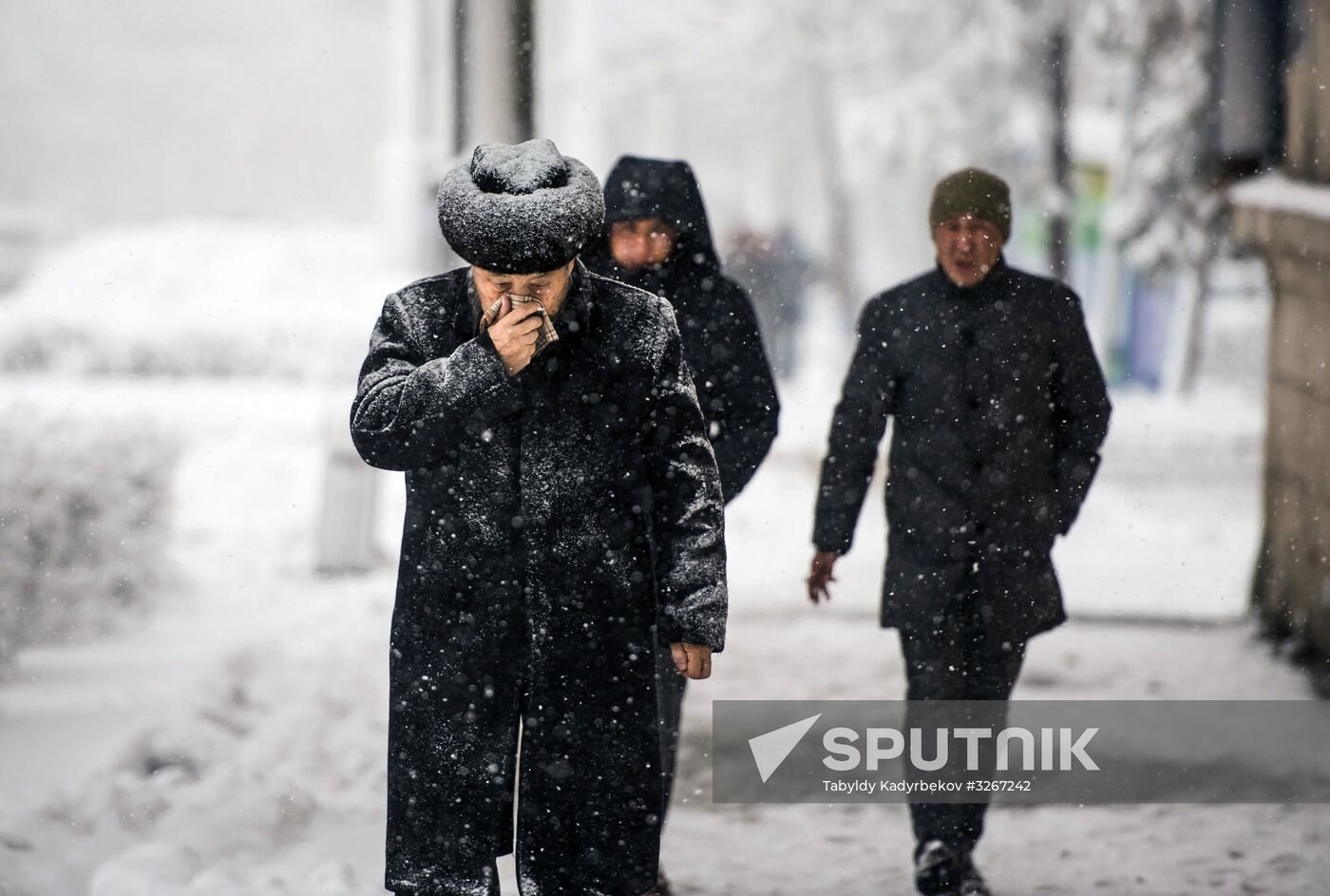 Bishkek in winter