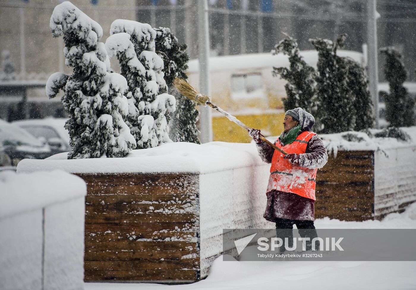 Bishkek in winter