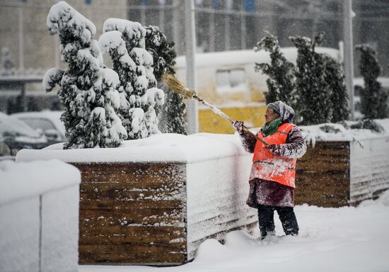 Bishkek in winter