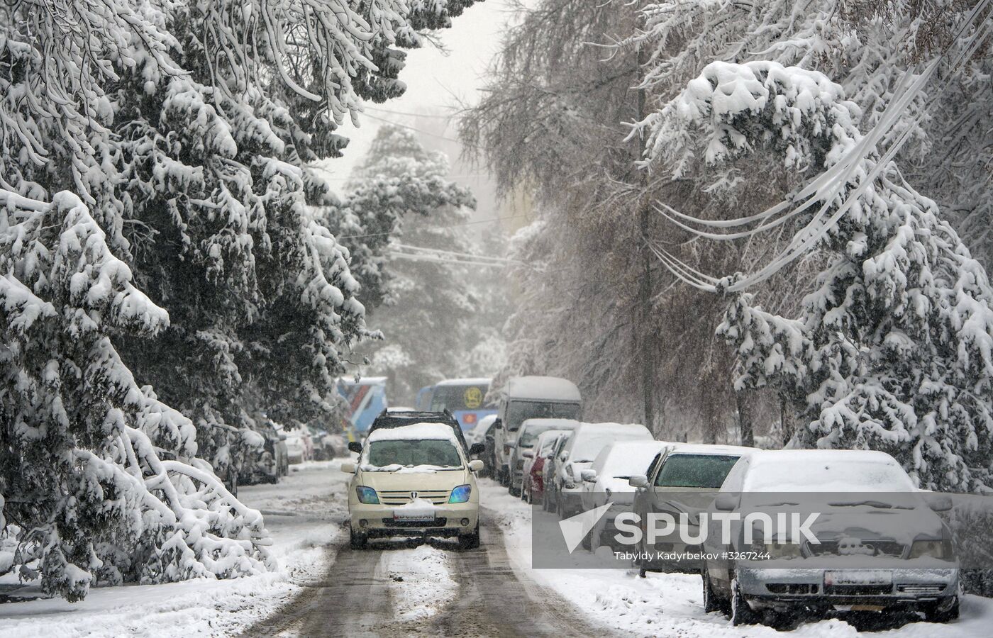 Bishkek in winter