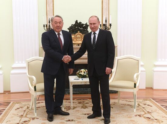 President Putin meets with President of Kazakhstan Nazarbayev