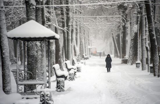 Bishkek in winter