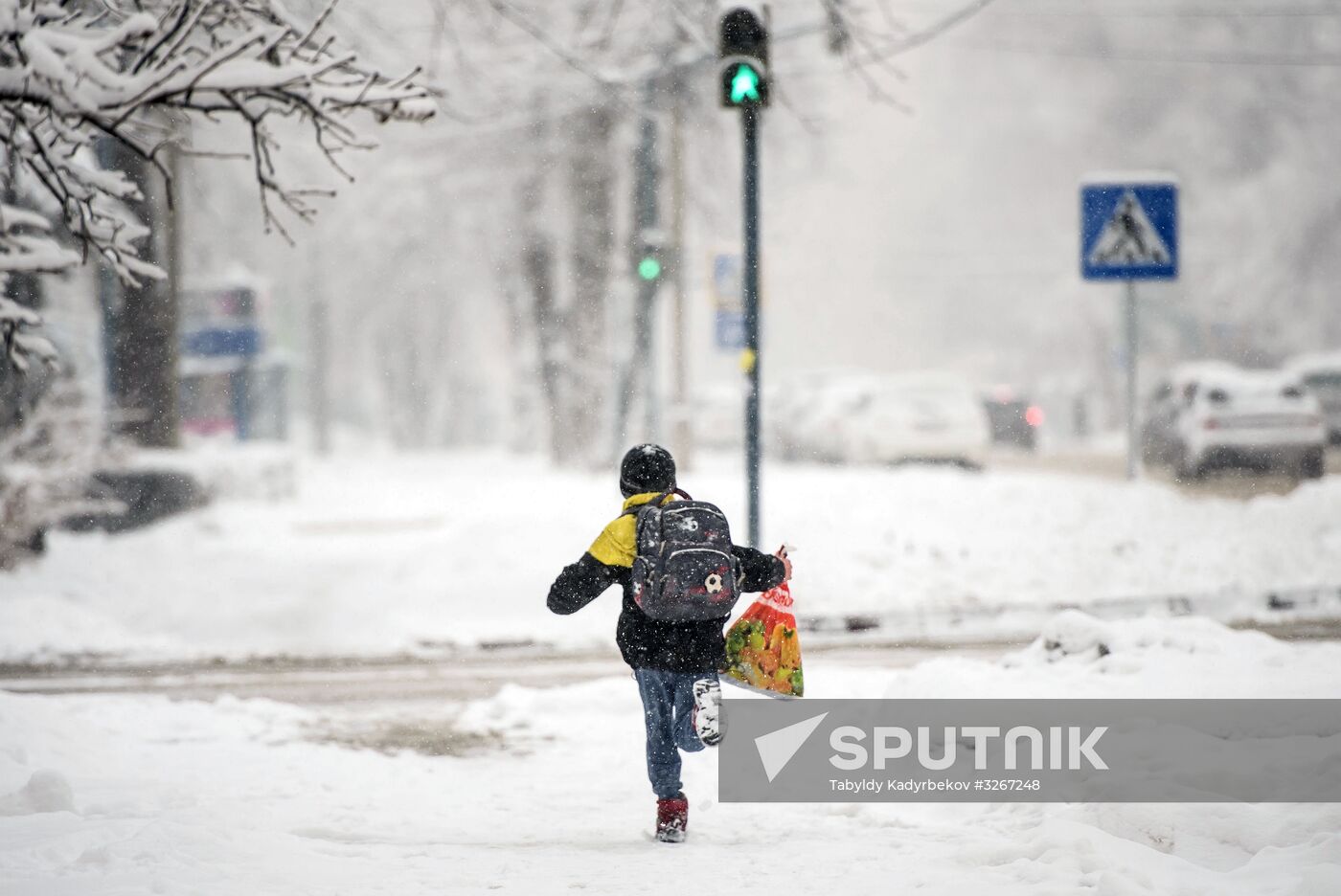 Bishkek in winter