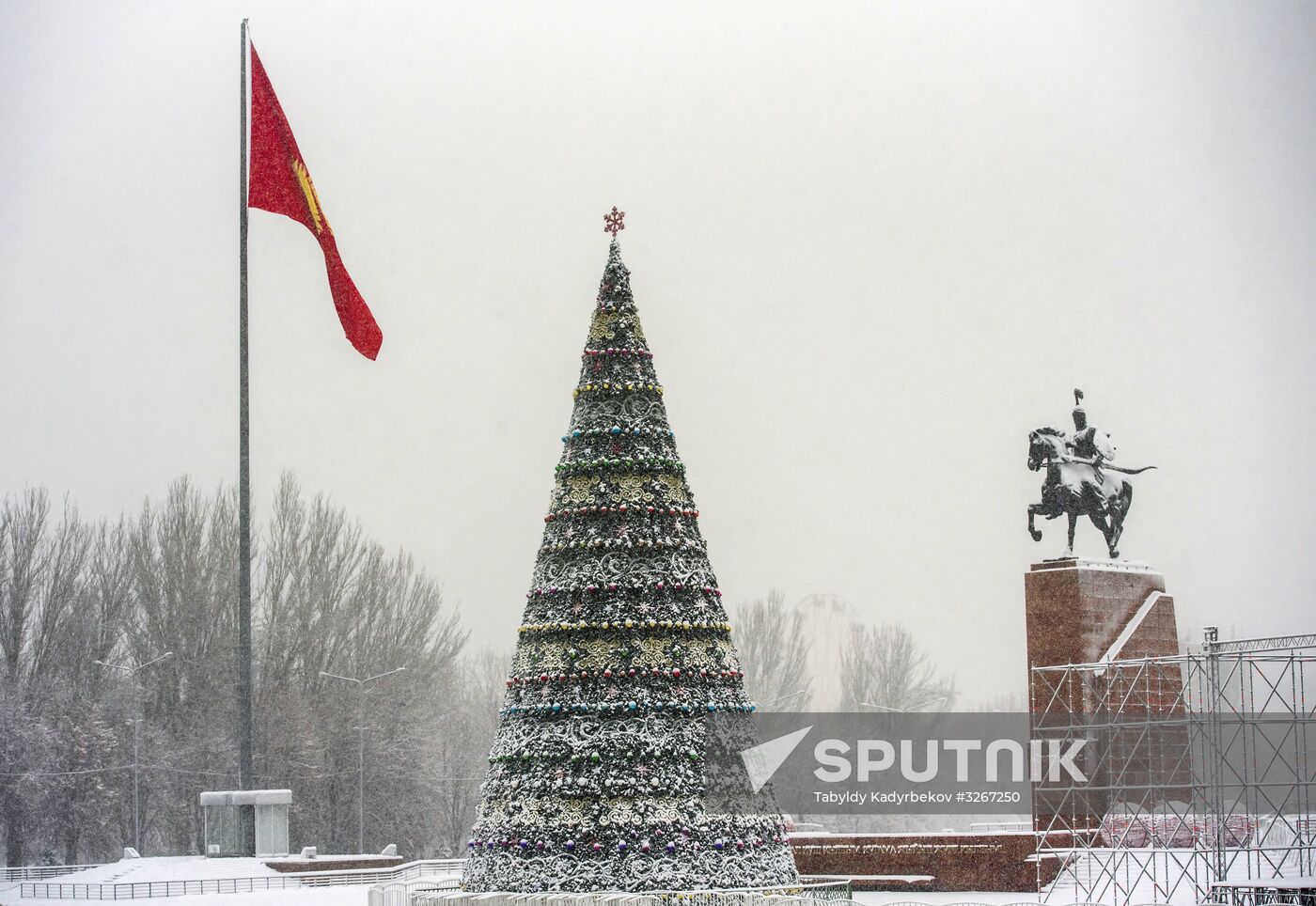 Bishkek in winter