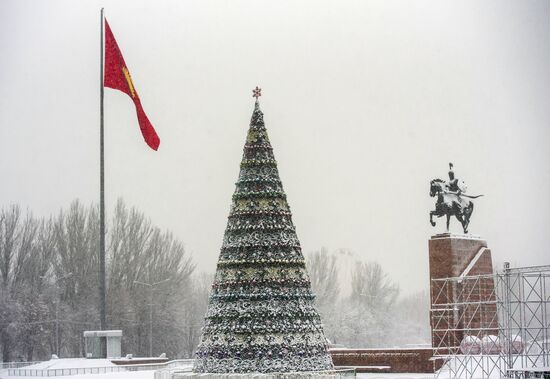 Bishkek in winter