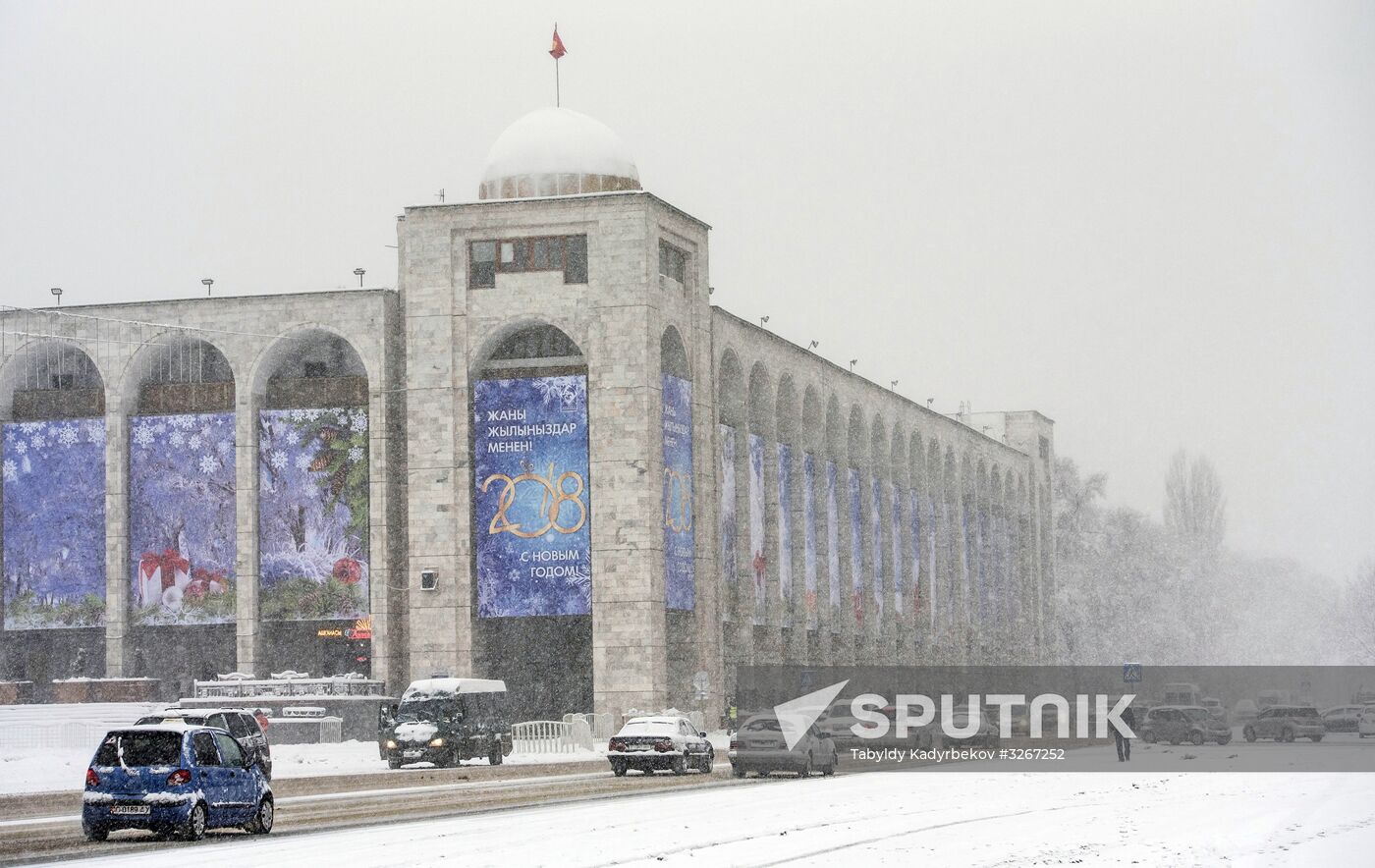 Bishkek in winter