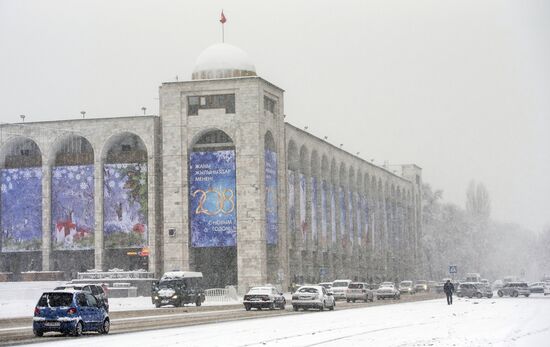 Bishkek in winter