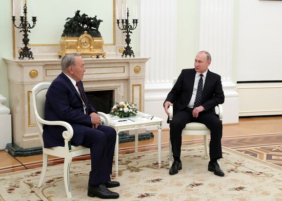 President Putin meets with President of Kazakhstan Nazarbayev