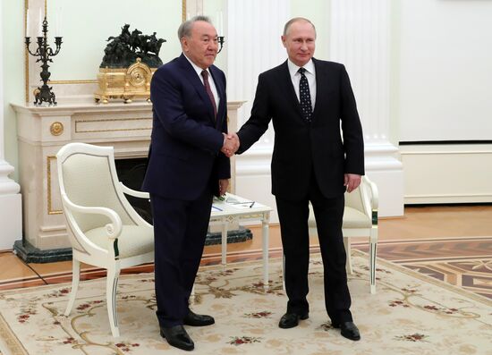 President Putin meets with President of Kazakhstan Nazarbayev