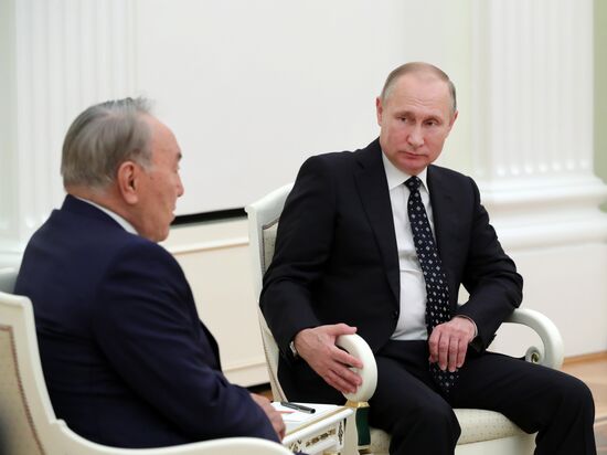 President Putin meets with President of Kazakhstan Nazarbayev