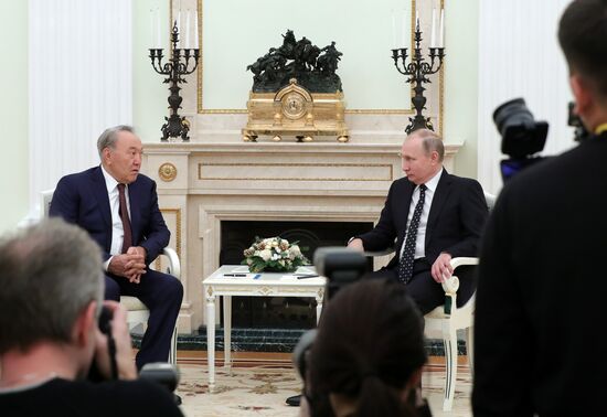 President Putin meets with President of Kazakhstan Nazarbayev