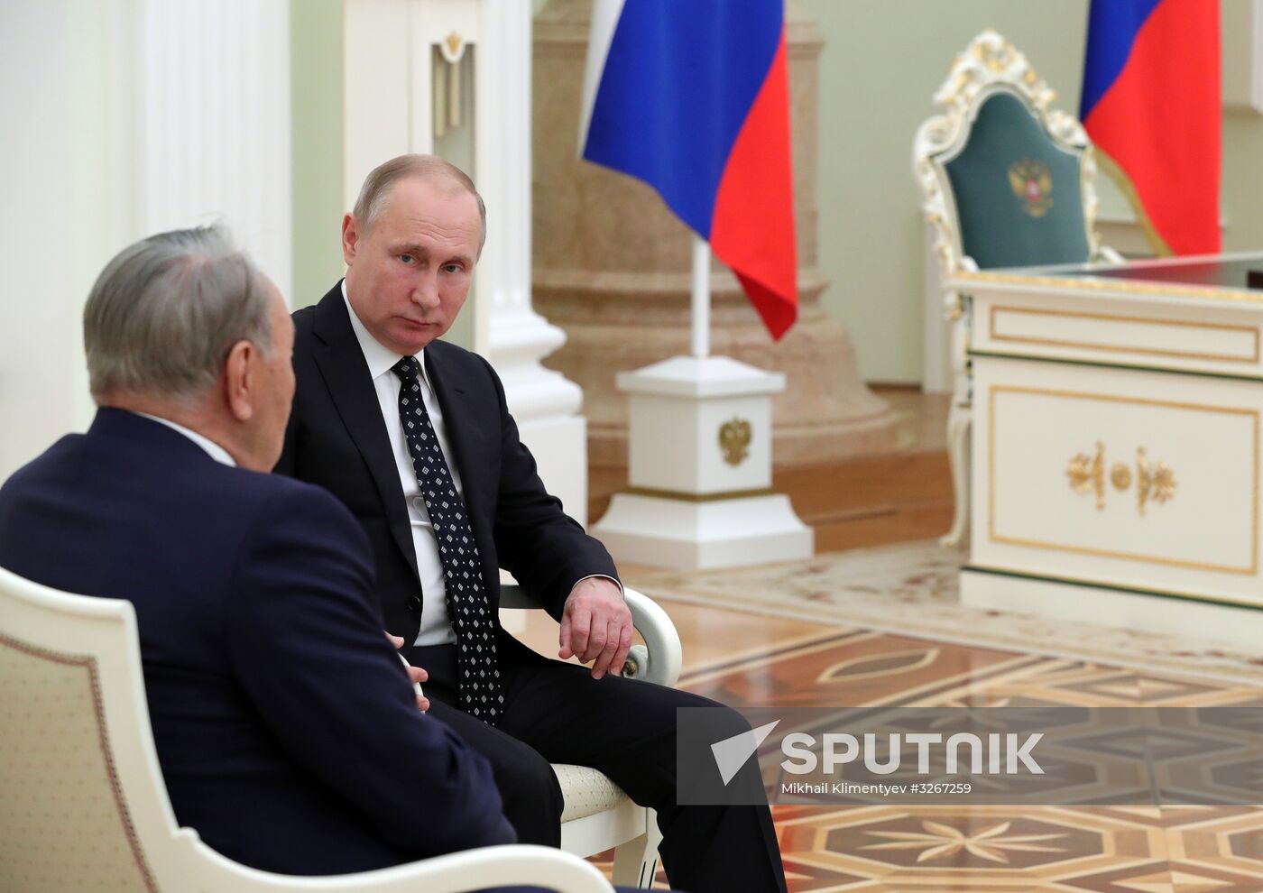 President Putin meets with President of Kazakhstan Nazarbayev
