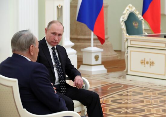 President Putin meets with President of Kazakhstan Nazarbayev