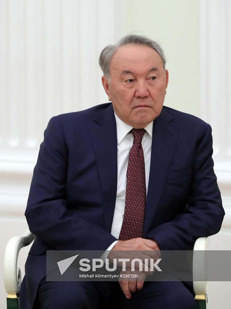 President Putin meets with President of Kazakhstan Nazarbayev