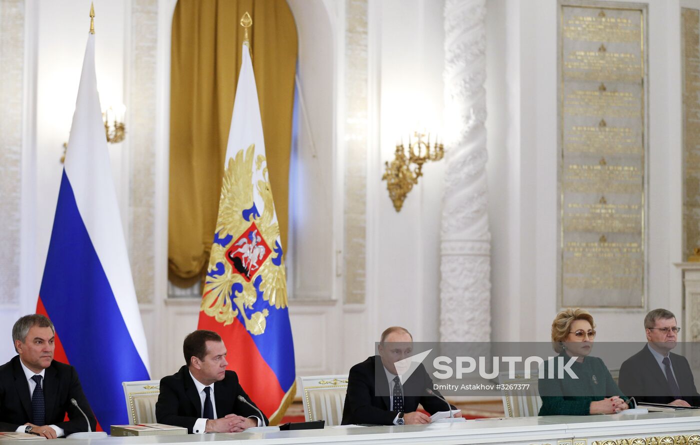 President Putin chairs meeting of State Council on regions' investment attractiveness