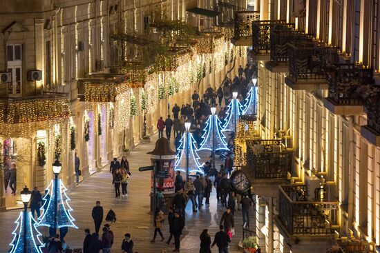 Baku ahead of New year celebrations