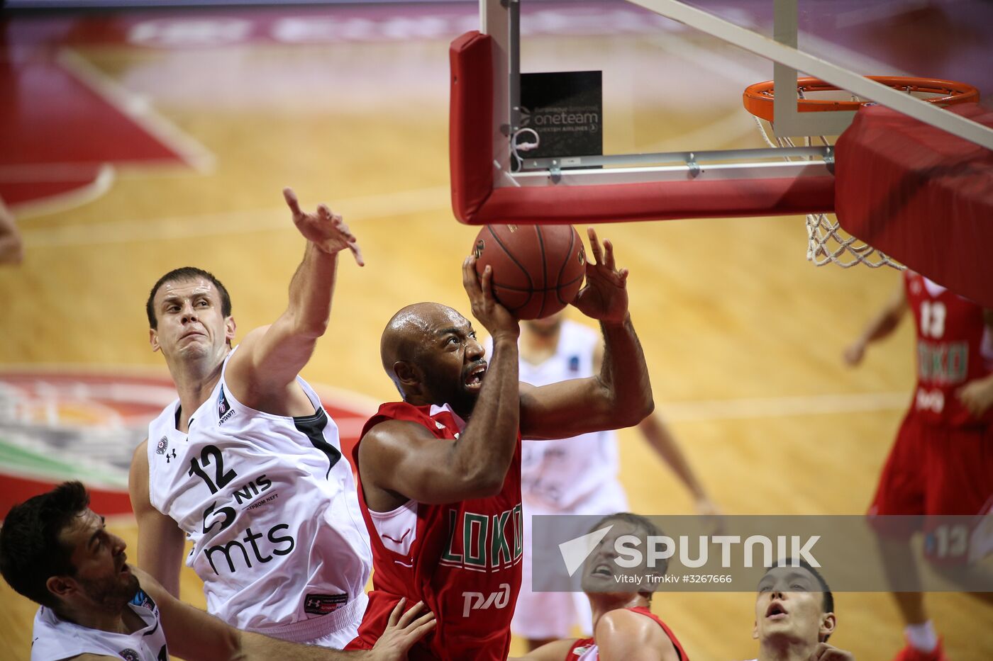 Eurocup Basketball. Lokomotiv Kuban vs. Partizan