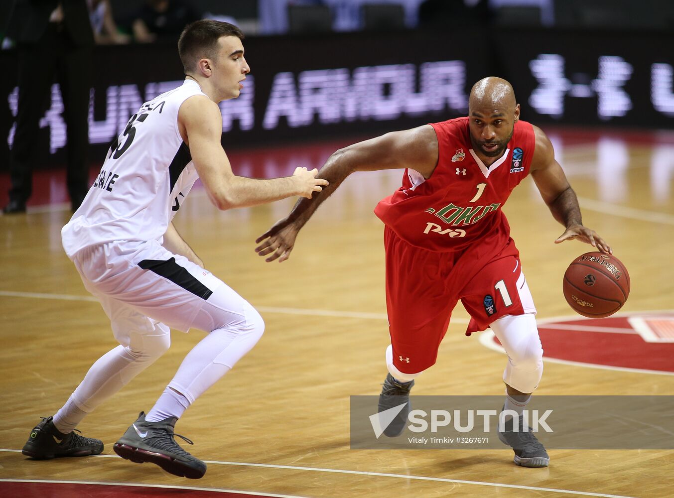 Eurocup Basketball. Lokomotiv Kuban vs. Partizan