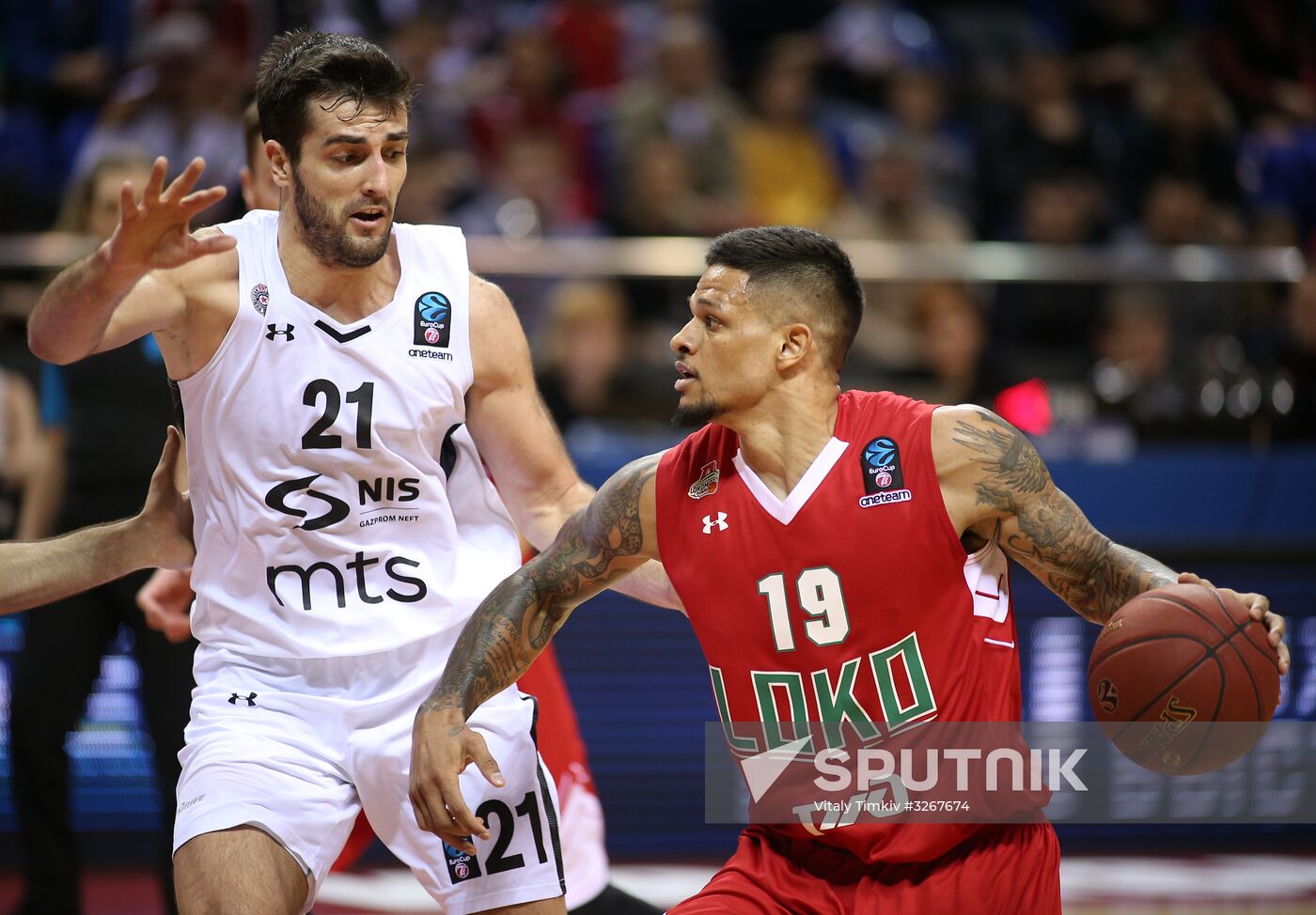 Eurocup Basketball. Lokomotiv Kuban vs. Partizan